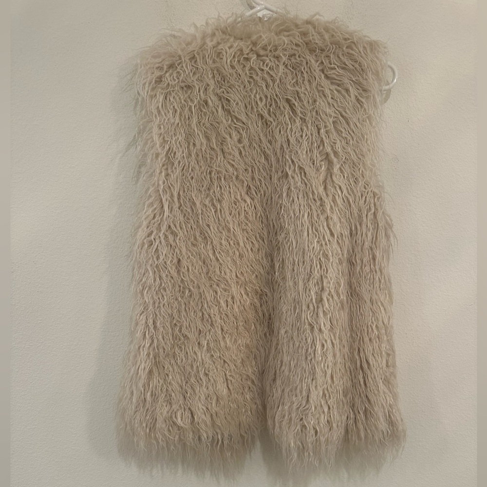 Forever 21 Cream Teddy Vest View 2